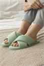 Green Cross Over Open Toe Slipper, Image 1 of 5