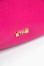 Pink Faux Leather Half Moon Crossbody Bag, Image 5 of 5
