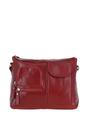 Red Exquisite Real Leather Cross Body Bag, Image 1 of 5