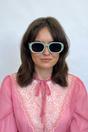 Mint Oval Sunglasses with Wide Arm, Image 6 of 6