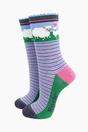 Multi Farm Animals Bamboo Socks Gift Box, Image 2 of 4