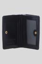 Black Hair-On Hide Accent RFID Protected Real Leather Purse, Image 2 of 3