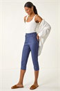 Indigo Lift Sculpt Shape Cropped Trouser, Image 1 of 5