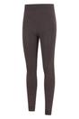 Taupe Fluffy Fleece Lined Thermal Leggings, Image 3 of 4