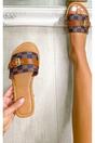 Brown 3694 Brown Ariah Open Toe Flat Sandals, Image 2 of 8
