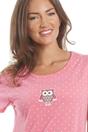 Pink Owl Print Cotton Nightdress, Image 5 of 5