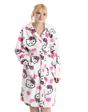 Multi Hello Kitty Character Hooded Bathrobe, Image 3 of 6