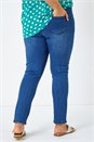 Blue Curve Stretch Denim Jegging, Image 3 of 5