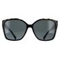 Black Square Bi Layer Black and Amber Tortoise Dark Grey MK2201 Malia, Image 1 of 4