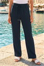 Navy  Air Flow Wide Leg Trouser, Image 2 of 4