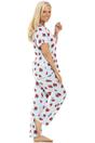 Light Blue Camille Lingerie Light Blue Spandex Full Length Pyjama Set, Image 5 of 5