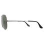 Grey Aviator Gunmetal Green Aviator 3025 Sunglasses, Image 3 of 8