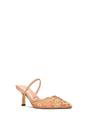 Rose Embroidered Slingback Mesh Court Shoes, Image 2 of 6