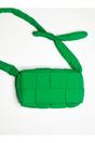 Green Soft Woven Pillow Shoulder Bag, Image 2 of 2