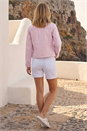 Light Pink Stretch Pocket Detail Jacket, Image 3 of 4