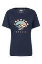 Navy Snowdon Relaxed Fit Short Sleeved TShirt, Image 1 of 1