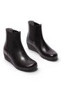 Black Womens Leather heel Chelsea Boot-ORFU496, Image 2 of 5