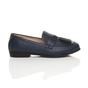 Navy Blue Flat Smart Casual Loafers, Image 2 of 6