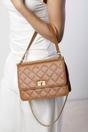 Tan Arisbeth Quilted Cross Body Shoulder Bag, Image 2 of 6