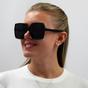 Black Saint Laurent Black Square Black Grey Sunglasses, Image 6 of 6