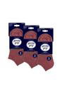 Coral 9 Pack Honeycomb Top Ankle Cotton Socks, Image 2 of 2