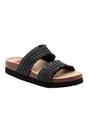 Black Aruba Raffia Flip Flops, Image 1 of 6