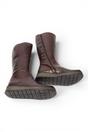 Wine Womens Leather High Long Boots-RHEA042, Image 5 of 5
