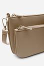 Tan Elani Small Double Zip Cross Body Bag, Image 6 of 7