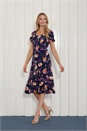 Indigo Julianna Floral Print Chiffon Dress, Image 3 of 4