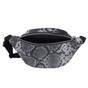 Black 'NOAH' Real Leather Bum Belt Bag, Image 3 of 6