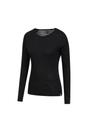 Black Merino Wool Base Layer Top 2 Pack, Image 3 of 4