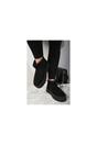 Black Jazlyn Faux Fur Lined Ankle Platform Mini Boots, Image 1 of 6