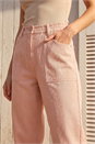 Light Pink Petite Pocket Front Cropped Jeans, Image 4 of 4