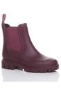 Burgundy Wellies Chelsea Ankle Boots Wellingtons, Image 1 of 6