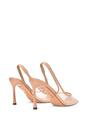 Beige 'Caroline' Pointed Toe Mesh Slingback Court Shoe Heels, Image 3 of 5