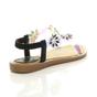 Black AJVANI Black Transparent Slingback Strappy Sandals, Image 4 of 5