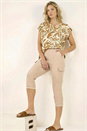 Stone Cropped Cargo Stretch Trouser, Image 2 of 5