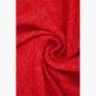 Red Plain Wool Blend Winter Scarf, Image 2 of 2