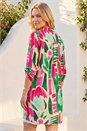 PINK Petite Printed Longline Shirt, Image 3 of 4