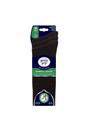 Black 3 Pack Bamboo Socks Soft Breathable Socks, Image 2 of 3