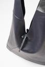 Navy Blue Italian Leather Shoulder Bag, Image 2 of 2