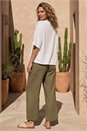 Ivory  Textured Pocket T-Shirt, Image 3 of 4