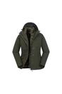 Khaki Alaskan 3 in 1 Padded Jacket, Image 5 of 6