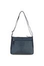 Navy 'Aintree' Genuine Leather Shoulder Bag, Image 4 of 4