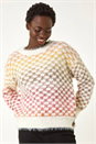Red Ombre Marled Knit Jumper, Image 1 of 5