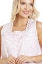 Pink Camille Lingerie Pink Floral Print Sleeveless Nightdress, Image 5 of 5