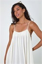 Ivory  Dusk Woven Strappy Maxi Dress, Image 4 of 5