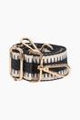 Black Stripe Trim Woven Bag Strap, Image 3 of 4