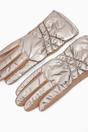 Gold Metallic Touch Screen Winter Gloves, Image 4 of 4