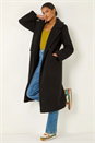 Black Borg Single Breasted Coat, Image 2 of 7